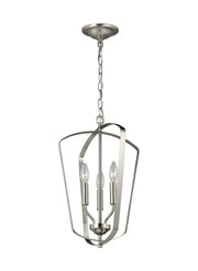 Romee 3-Light Chandelier in Brushed Nickel