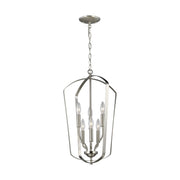 Romee 6-Light Chandelier in Brushed Nickel