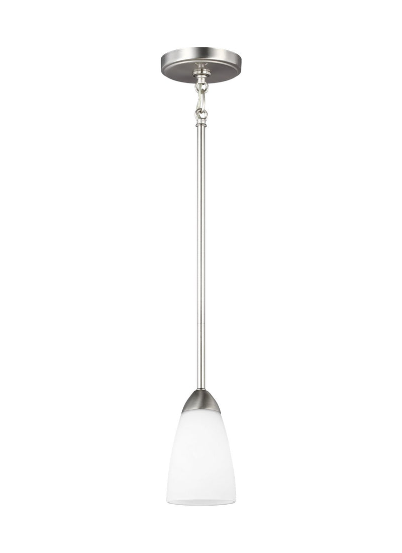 Seville Mini Pendant in Brushed Nickel
