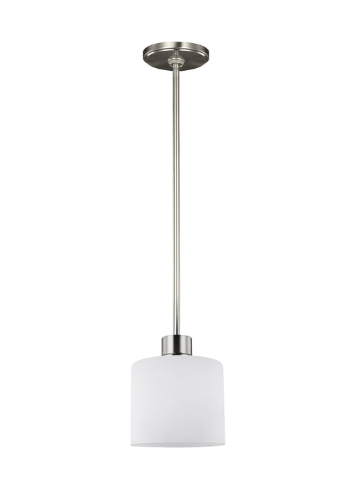 Canfield One Light Mini-Pendant in Brushed Nickel