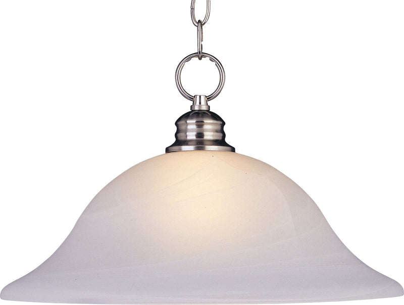 Essentials 1 Light Pendant in Satin Nickel