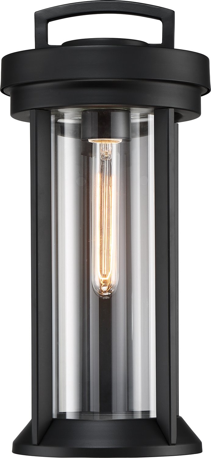 Huron Large Outdoor Wall Lantern in Aged Bronze
