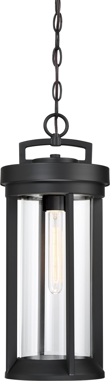 Huron Outdoor Lantern Pendant in Aged Bronze