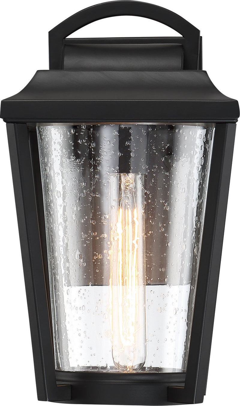 Lakeview Large Outdoor Wall Lantern in Aged Bronze and Brass