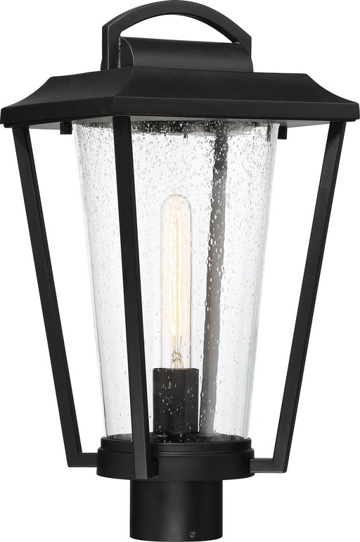 Lakeview Outdoor Post Light in Aged Bronze and Brass