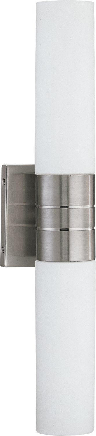 Link 2-Light LED Bath Vanity Light in Brushed Nickel