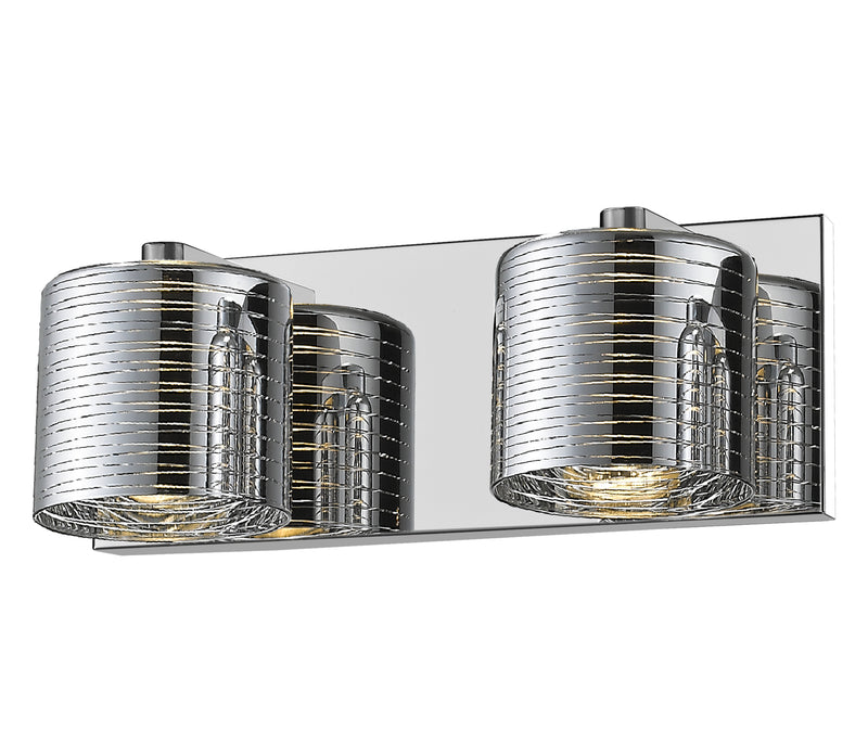 Sempter 2 Light 12.5" Vanity in Chrome
