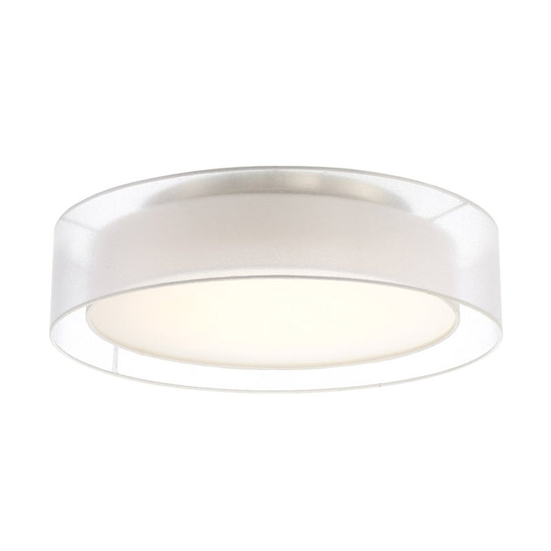 Metropolis 24" Flush Mount in Brushed Nickel
