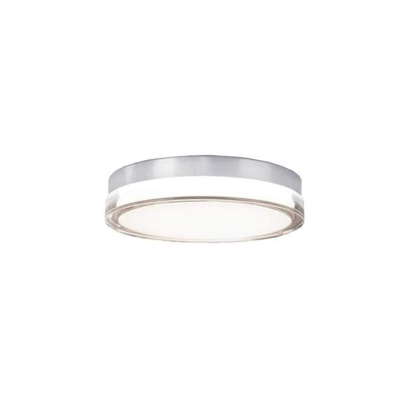 Pi 9" Outdoor Flush Mount in Stainless Steel