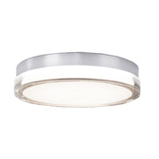 Pi 15" Outdoor Flush Mount in Stainless Steel