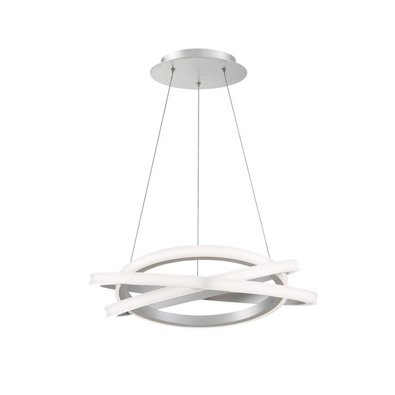 Veloce 3-Light 26" Pendant in Titanium