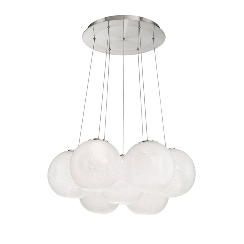 Cosmic 7-Light Pendant in Brushed Nickel