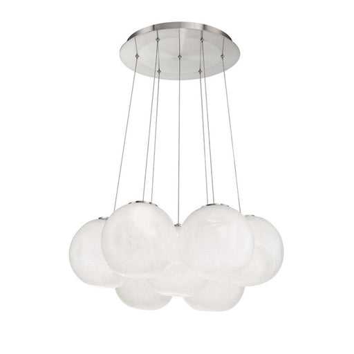 Cosmic 7-Light Pendant in Brushed Nickel