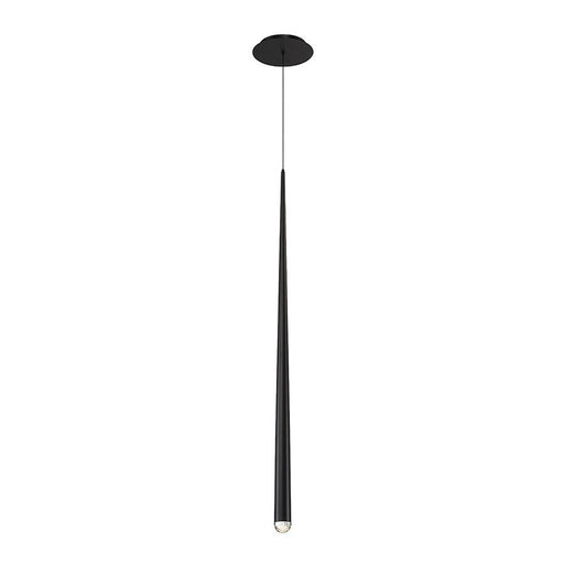 Cascade 37" Crystal Mini Pendant in Black