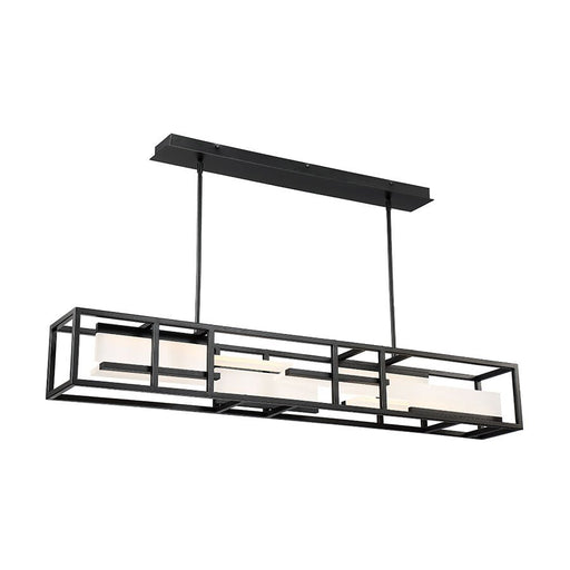 Memory 8-Light Linear Chandelier in Black