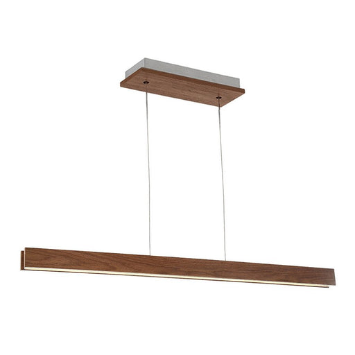 Drift 56" Linear Pendant in Dark Walnut