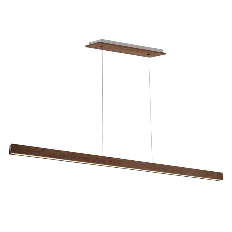 Drift 84" Linear Pendant in Dark Walnut