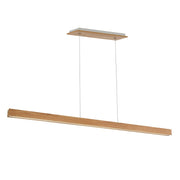 Drift 84" Linear Pendant in Walnut