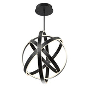 Kinetic 4-Light Pendant in Black