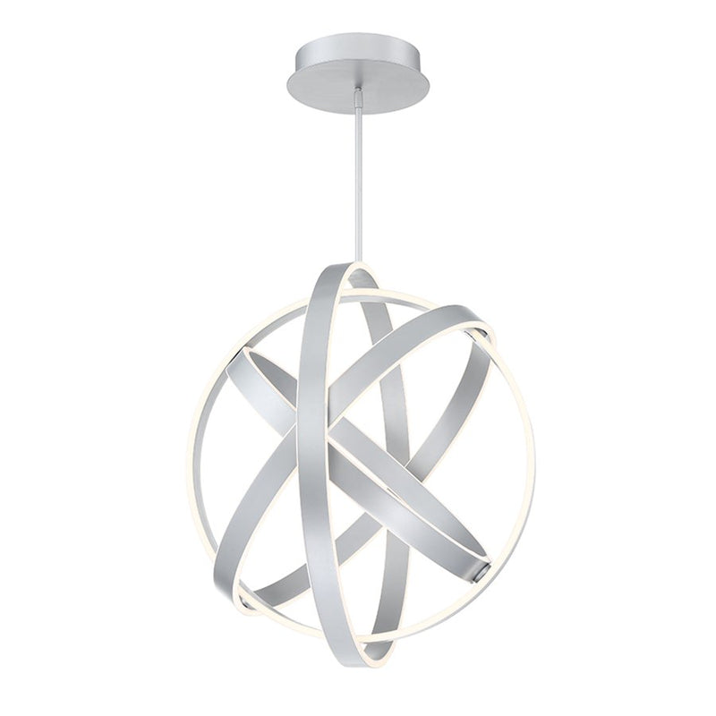 Kinetic 4-Light Pendant in Titanium
