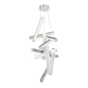 Chaos 11-Light Chandelier in Brushed Aluminum