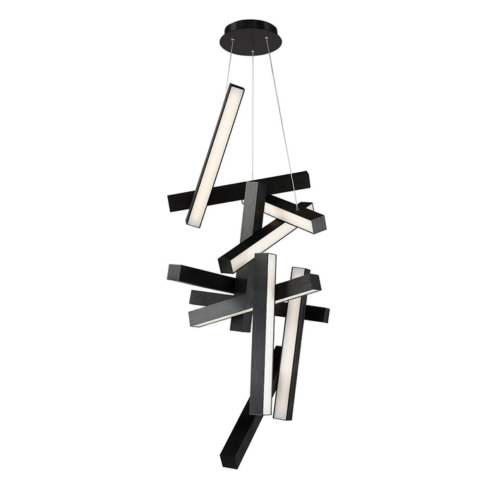 Chaos LED Chandelier in Black