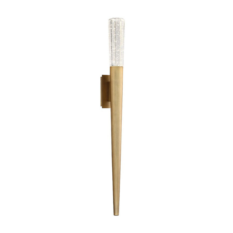 Scepter 2-Light Wall Sconce in Aged Brass