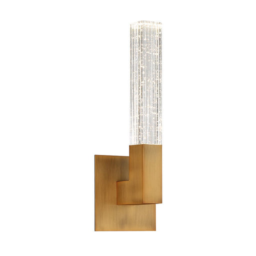 Cinema Bath Sconce in Aged Brass