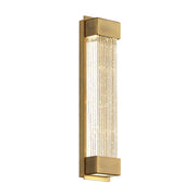 Tower 2-Light 14" Bath Vanity Light in Aged Brass