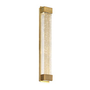 Tower 2-Light 20" Bath Vanity Light in Aged Brass