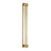 Tower 2-Light 27" Bath Vanity Light in Aged Brass