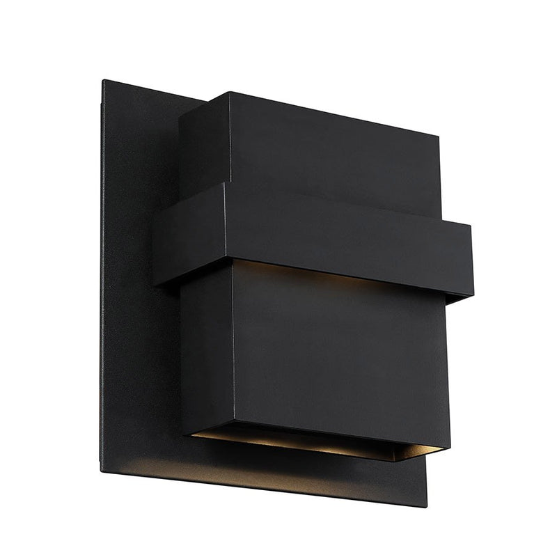 Pandora 2-Light 11" Outdoor Wall Sconce in Black