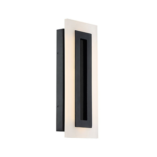 Shadow 17" Outdoor Wall Sconce in Black