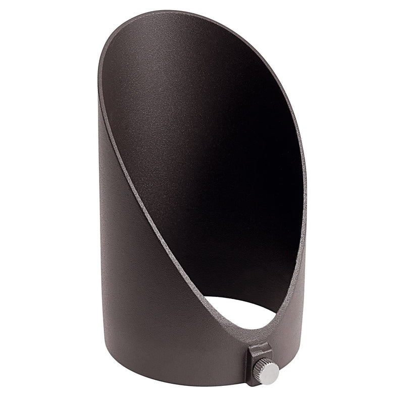 Landscape LED Accent Long Cowl 3.5" in Textured Architectural Bronze