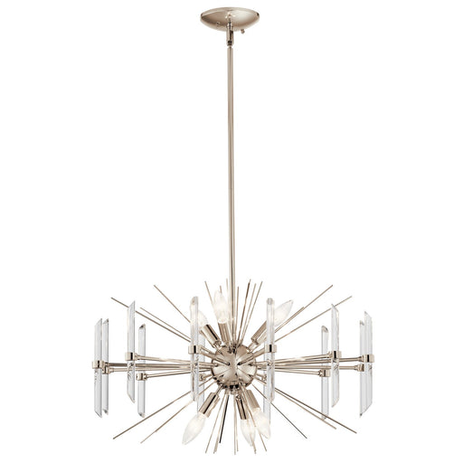 Eris 6-Light Chandelier in Polished Nickel