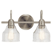 Avery 2-Light Bath Vanity Light in Brushed Nickel