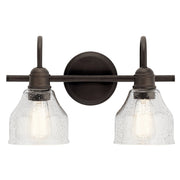 Avery 2-Light Bath Vanity Light in Olde Bronze