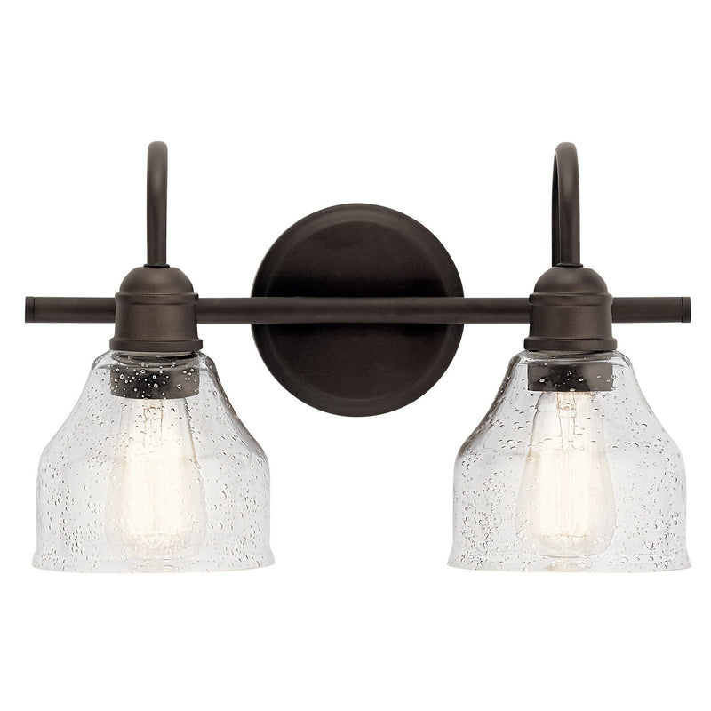Avery 2-Light Bath Vanity Light in Olde Bronze