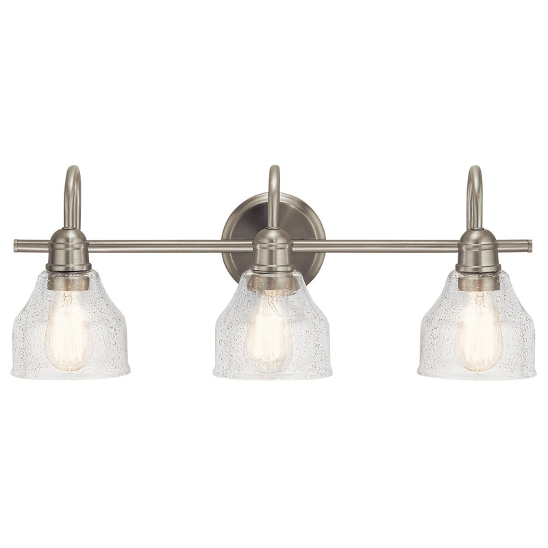 Avery 3-Light Bath Vanity Light in Brushed Nickel