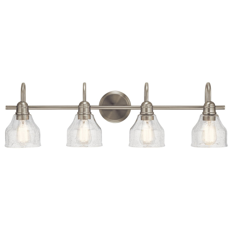 Avery 4-Light Bath Vanity Light in Brushed Nickel