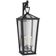 DarlanaO Three Light Wall Lantern in Bronze