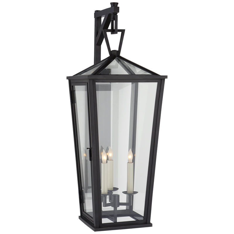 DarlanaO Three Light Wall Lantern in Bronze
