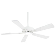 Contractor 52" LED Ceiling Fan in White