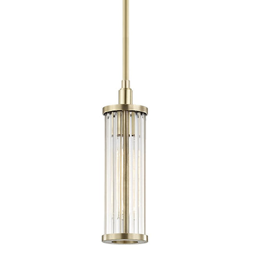 Marley Mini Pendant in Aged Brass
