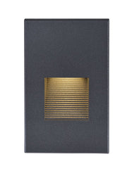 Vertical LED Step Light in Bronze