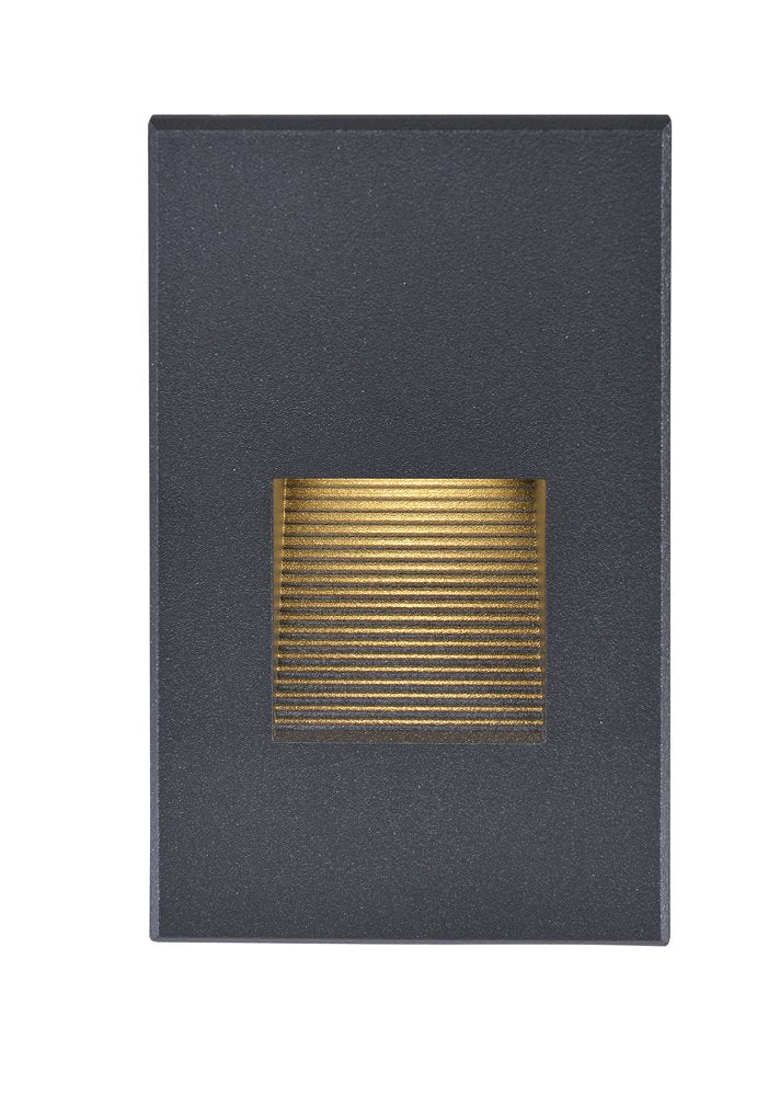 Vertical LED Step Light in Bronze