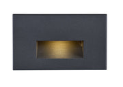 Horizontal LED Step Light in Bronze