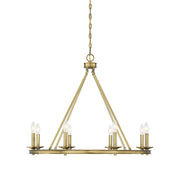 Middleton 8-Light Chandelier in Warm Brass