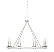 Middleton 8-Light Chandelier in Satin Nickel
