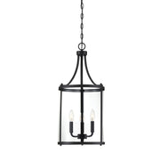 Penrose 3-Light Chandelier in Black